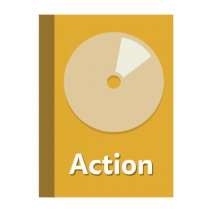 Link to catalog to search for Action DVD's.
