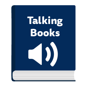 Link to catalog to search for New Adult Talking Books.