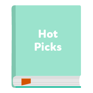 Link to catalog to search for New Adult Hot Pick books.